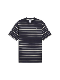 Синій - Футболка PUMA Mmq Striped Tee