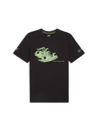 Чорний - Футболка PUMA Mapf1 Ess Car Graphic Tee