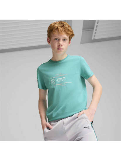 Футболка PUMA Mapf1 Kids Logo Tee модель 627358 — фото 3 - INTERTOP