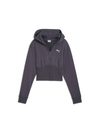 Сірий - Кофта спортивна PUMA Dare To Cropped Hoodie