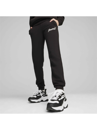 Джогери PUMA Ess+ Script Pants Tr модель 679407 — фото 3 - INTERTOP