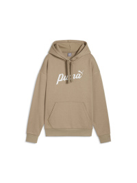 Бежевий - Худі PUMA Ess+ Script Hoodie Fl