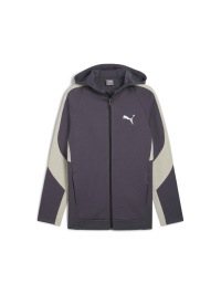 Сірий - Кофта спортивна PUMA Evostripe Full-zip Hoodie