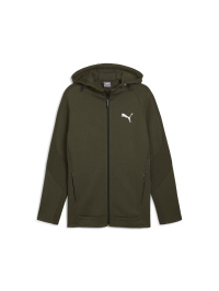 Зелений - Кофта спортивна PUMA Evostripe Full-zip Hoodie