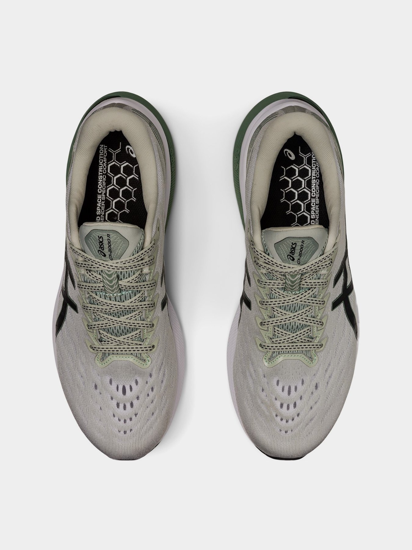 Кросівки для спорту Asics GT-2000 11 модель 1011B441-021 Сірий, зелений Фото