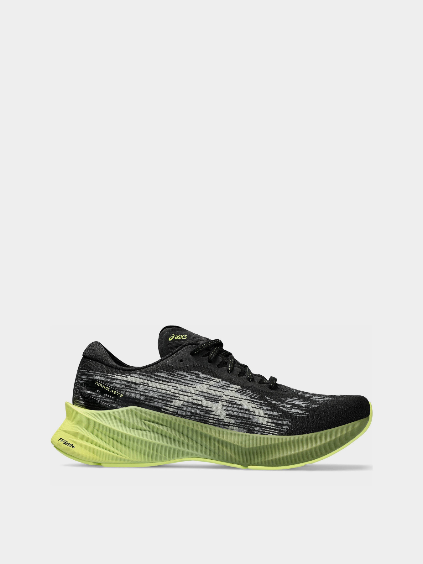 Кроссовки для бега Asics Novablast 3 модель 1011B458-005 Чорний, зелений Фото