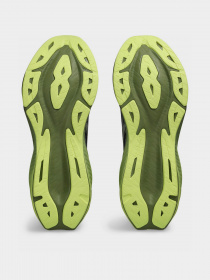 Кроссовки для бега Asics Novablast 3 модель 1011B458-005 Чорний, зелений Фото