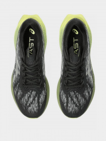 Кроссовки для бега Asics Novablast 3 модель 1011B458-005 Чорний, зелений Фото