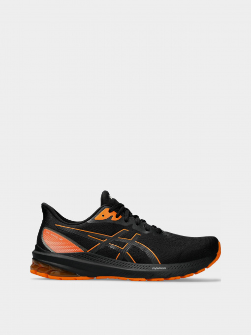 Кроссовки для бега Asics GT-1000 12 GTX модель 1011B684-001 Чорний, помаранчевий Фото