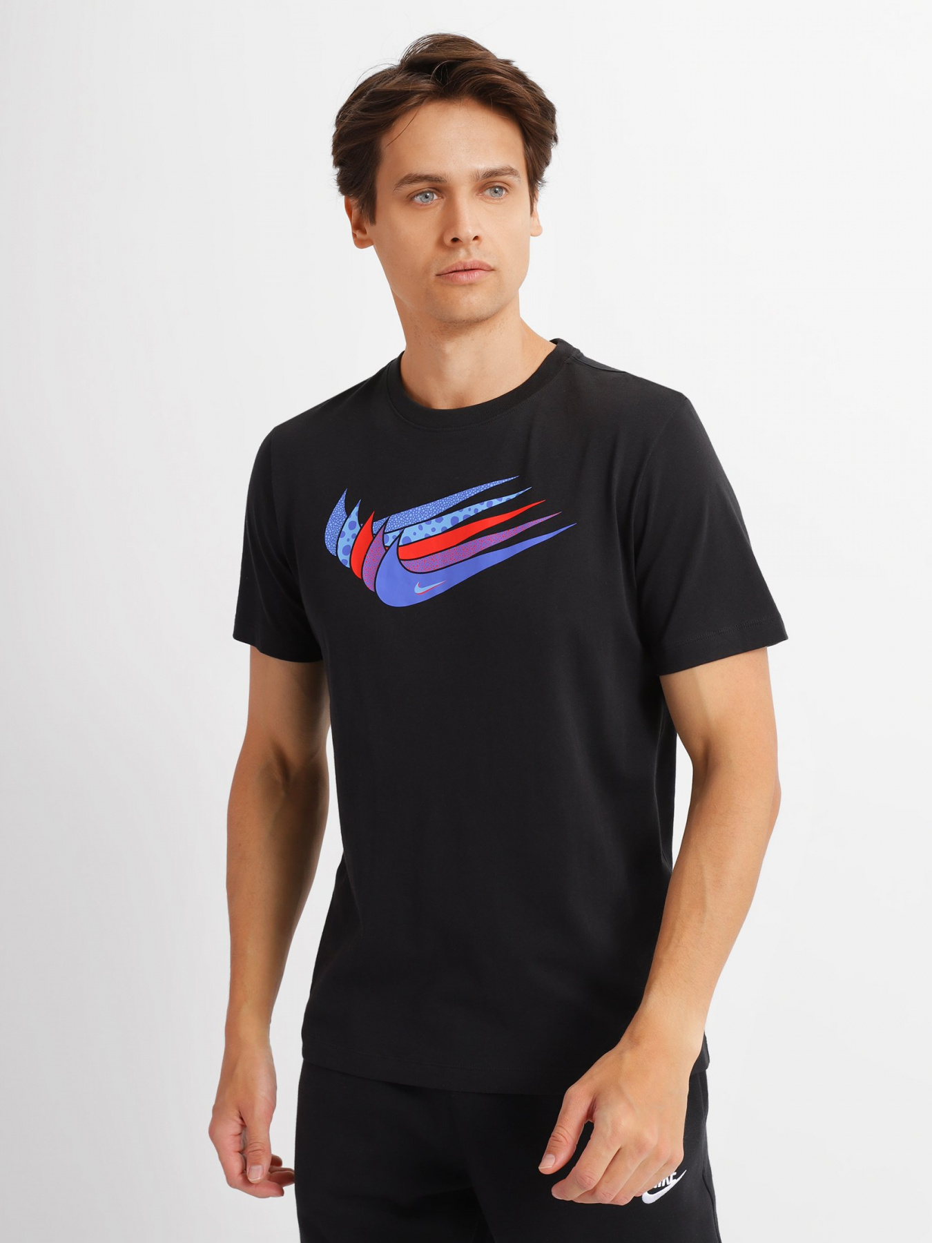 Футболка NIKE Sportswear Swoosh Tee модель DN5243-010 Футболка NIKE Sportswear Swoosh Tee модель DN5243-010 Фото