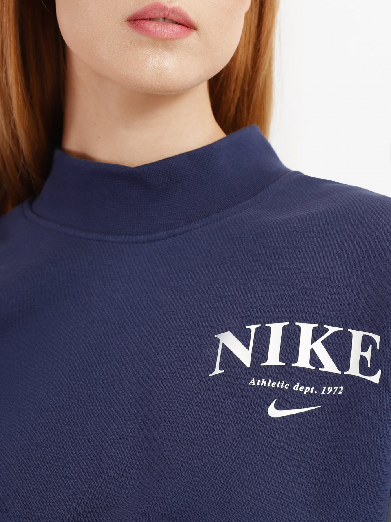 Світшот NIKE Essentials Fleece модель DQ5385-410 Світшот NIKE Essentials Fleece модель DQ5385-410 Фото