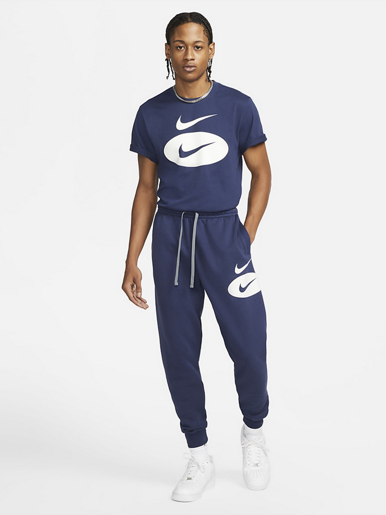 Штаны спортивные NIKE Sportswear Swoosh League модель DM5467-410 Фото
