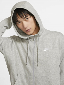 Спортивная кофта NIKE NSW CLUB HOODIE FZ FT модель BV2648-063 Фото