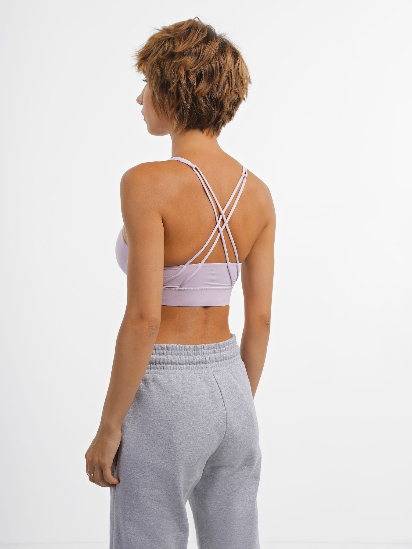 Топ спортивний NIKE Swoosh Luxe модель CJ0544-530 Фото