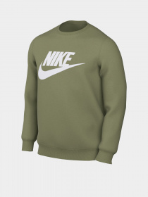 Свитшот NIKE Sportswear Club Fleece Graphic Crew модель DQ4912-334 Фото