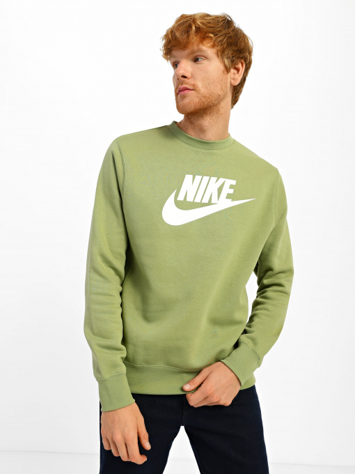 Свитшот NIKE Sportswear Club Fleece Graphic Crew модель DQ4912-334 Фото