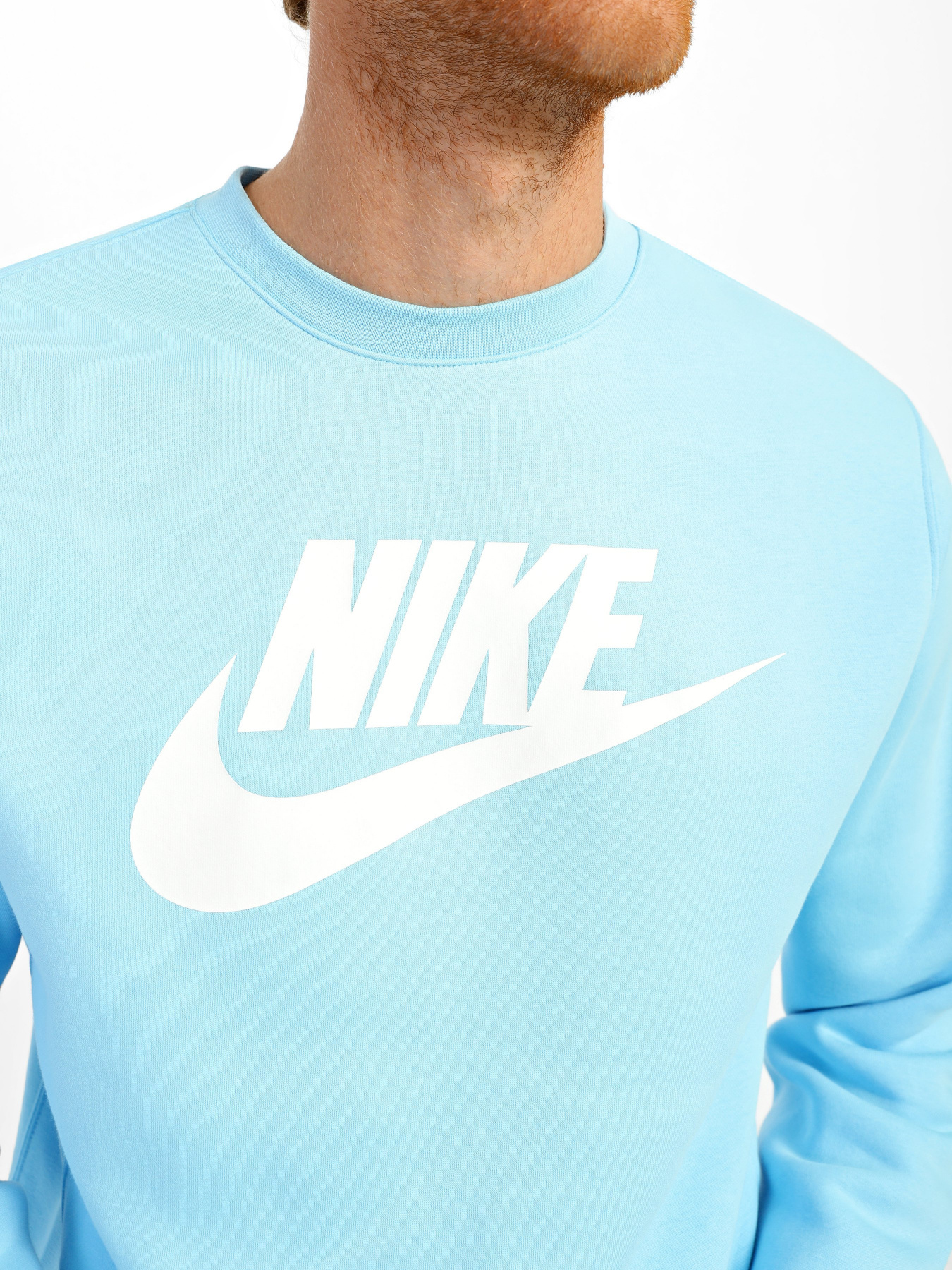 Свитшот NIKE Sportswear Club Fleece Graphic Crew модель DQ4912-499 Фото