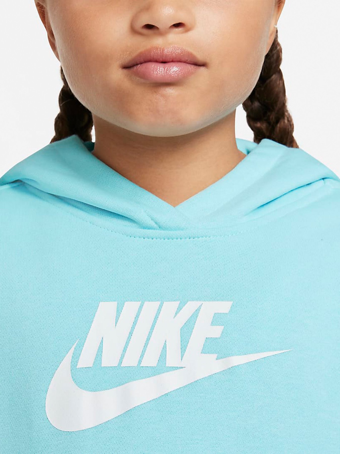 Худи NIKE G Nsw Club Ft Crop модель DC7210-482 Фото