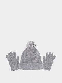 Шапка/рукавички NIKE  Jan Hbr Pom Beanie Set модель 8A0576-GEH Фото