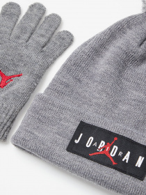 Шапка/рукавички NIKE  Jan Hbr Pom Beanie Set модель 8A0576-GEH Фото
