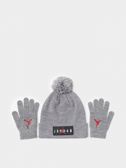 Шапка/рукавички NIKE  Jan Hbr Pom Beanie Set модель 8A0576-GEH Фото