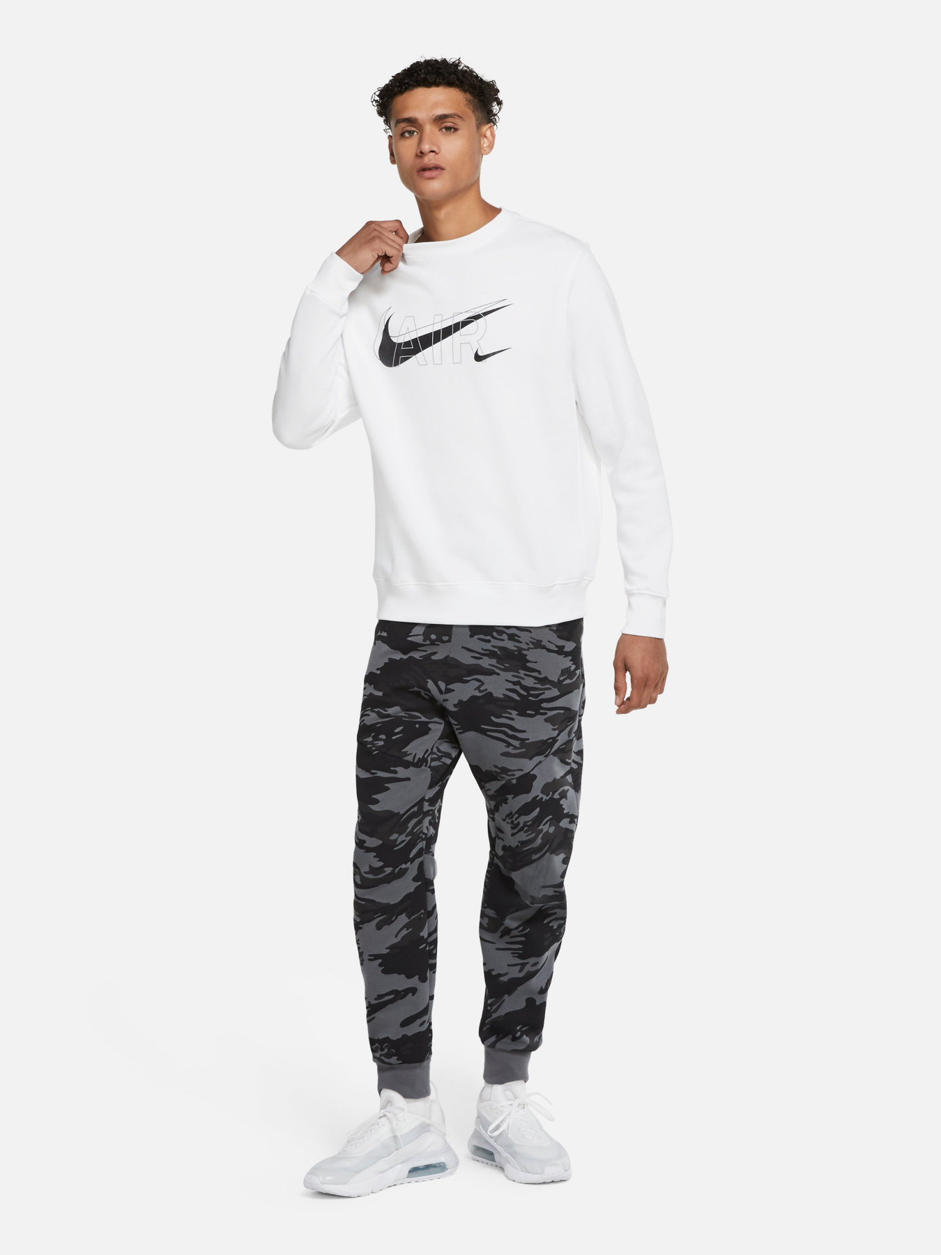 Світшот NIKE M NSW CREW PRNT PACK BB модель DD9699-100 Фото