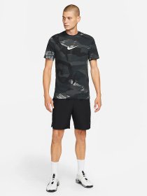 Футболка спортивная NIKE Dri-FIT Camo модель DR7571-010 Фото
