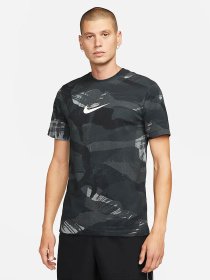 Спортивна футболка NIKE Dri-FIT Camo модель DR7571-010 Фото