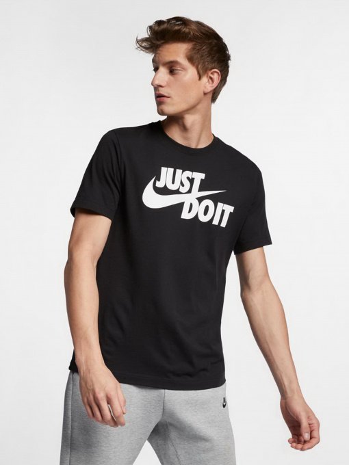 Футболка NIKE NSW TEE JUST DO IT SWOOSH модель AR5006-011 Фото
