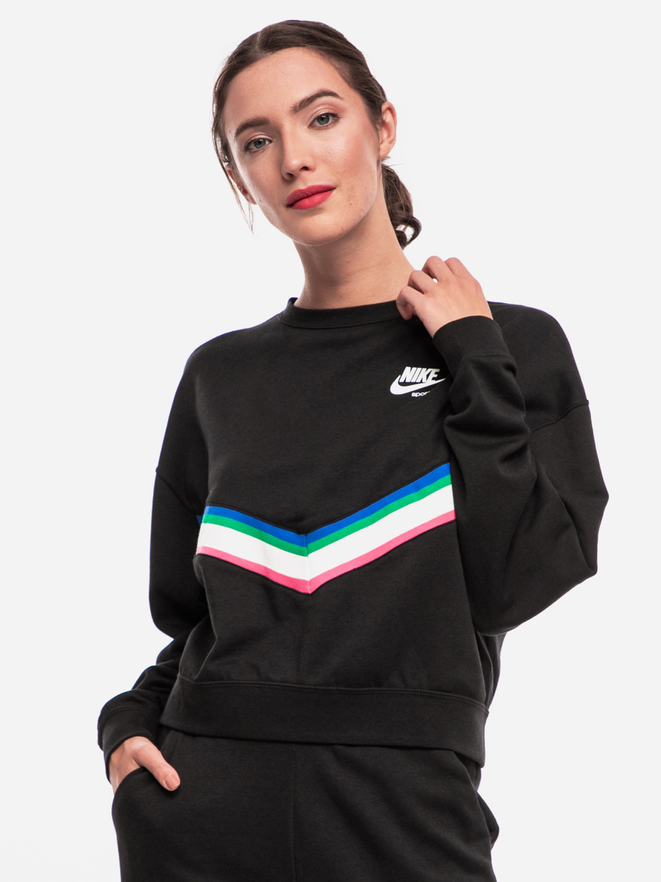 Світшот NIKE Sportswear Heritage Crew модель CU5877-010 Фото