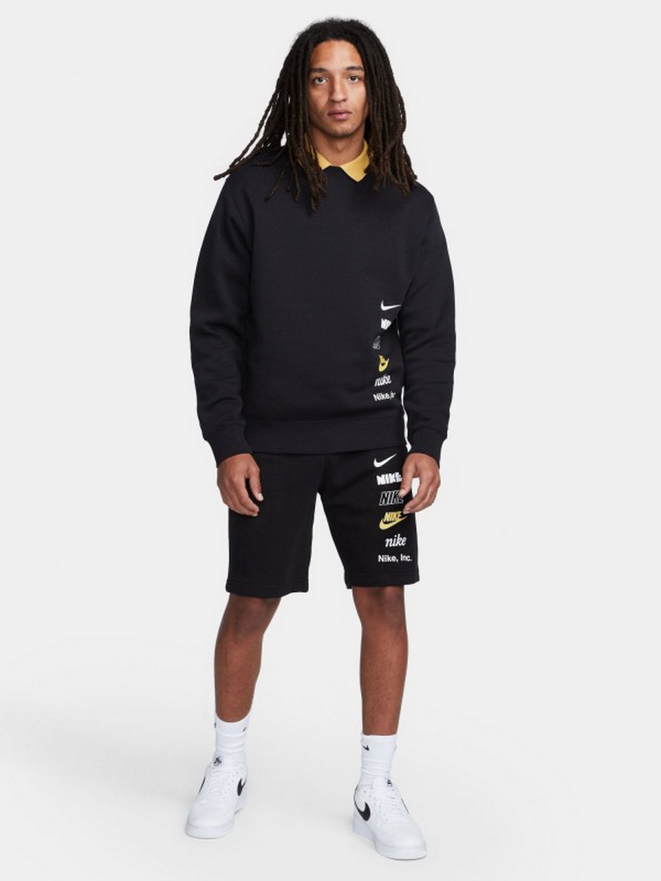 Світшот NIKE M NK CLUB + BB CREW MLOGO модель DX0781-010 Фото