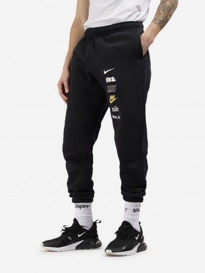 Штани спортивні NIKE M NK CLUB+ BB CF PANT MLOGO модель DX0795-010 — фото 3 - INTERTOP