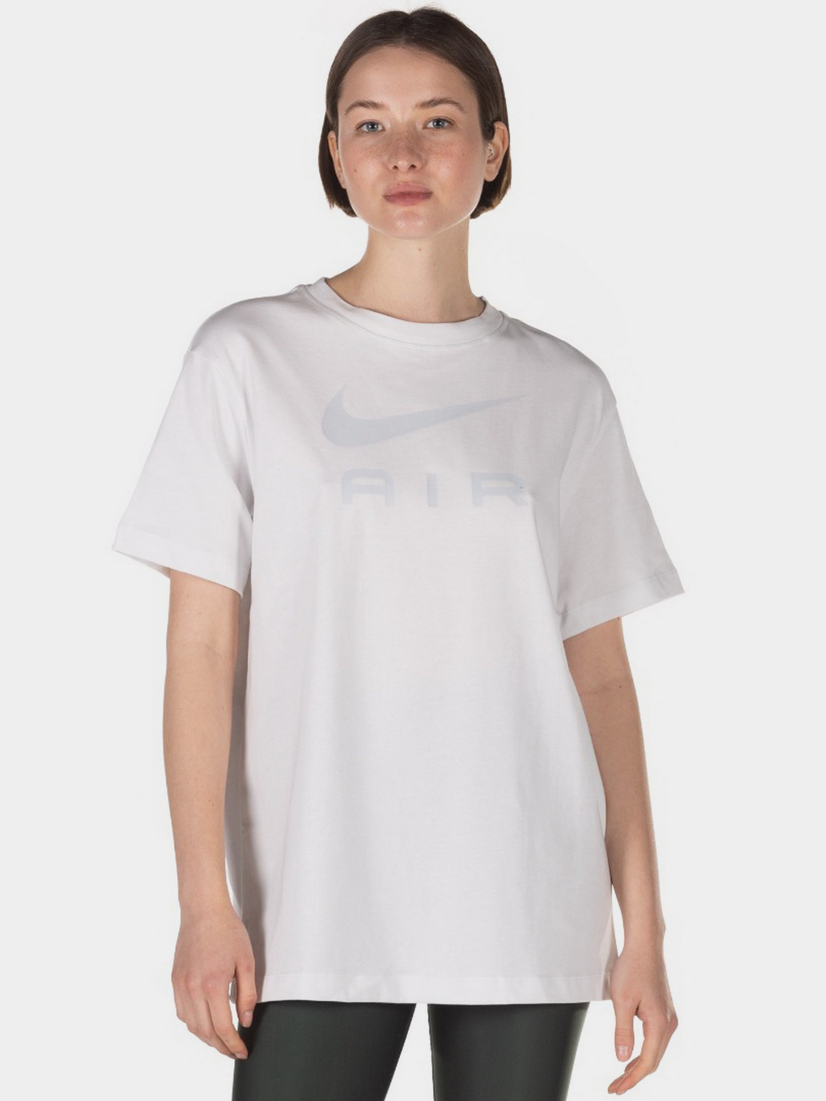 Бавовняна Жіноча Футболка NIKE AIR (6T1517) колір білий