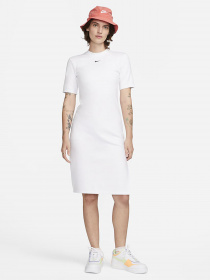 Сукня міді NIKE Sportswear Essential модель DV7878-100 Сукня міді NIKE Sportswear Essential модель DV7878-100 Фото
