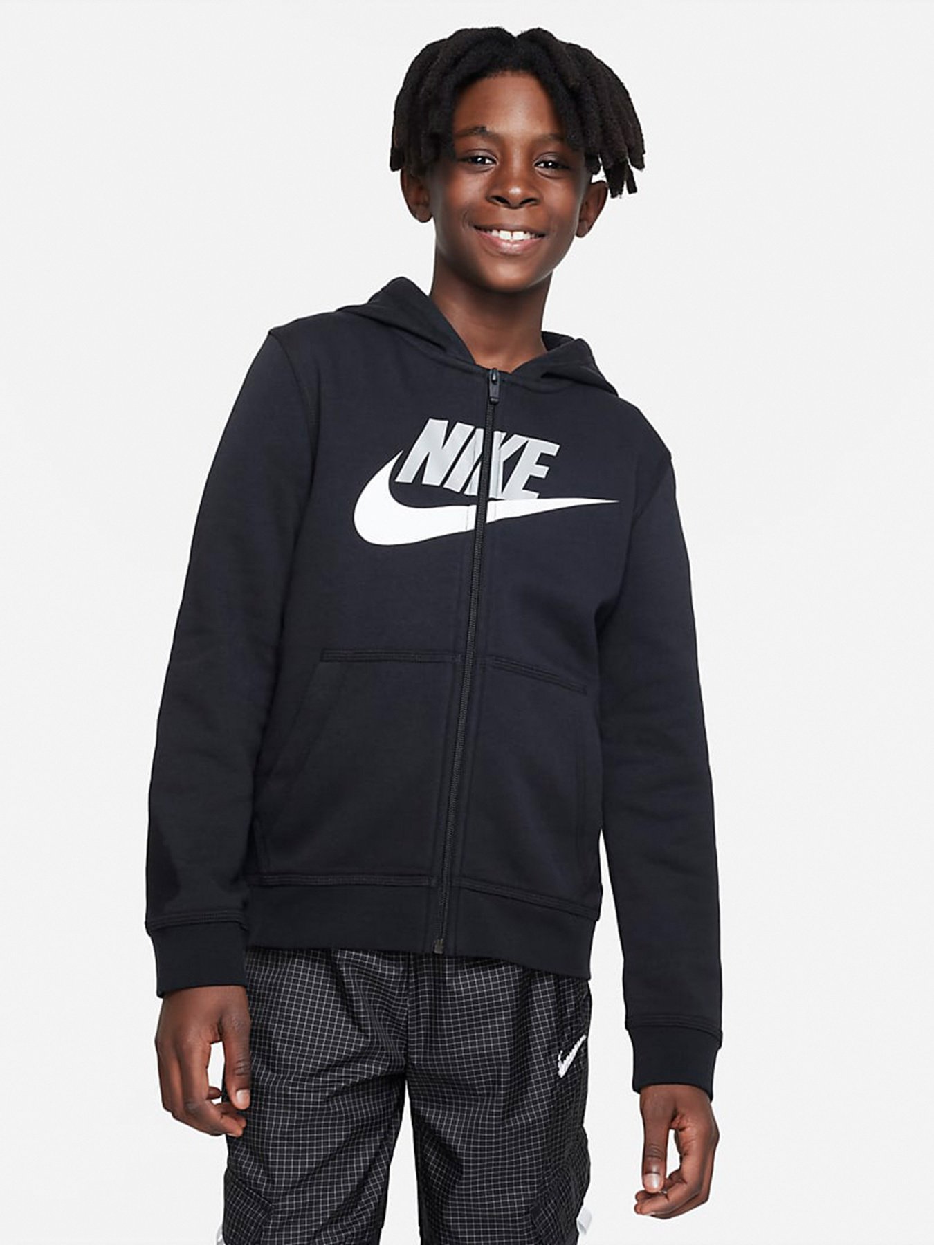 Спортивная кофта NIKE Club+ Fleece HBR модель DX5083-010 Фото