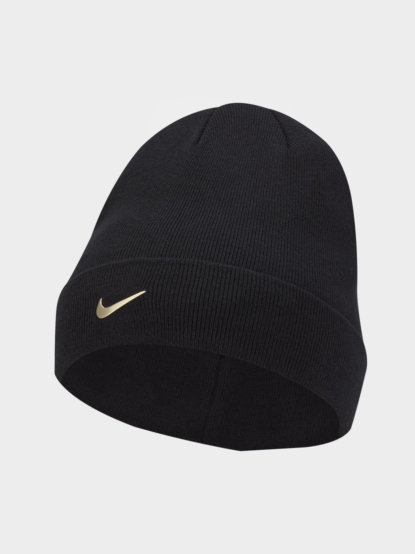 Шапка NIKE Sportswear Beanie Cuffed Swoosh модель CW6324-011 Фото