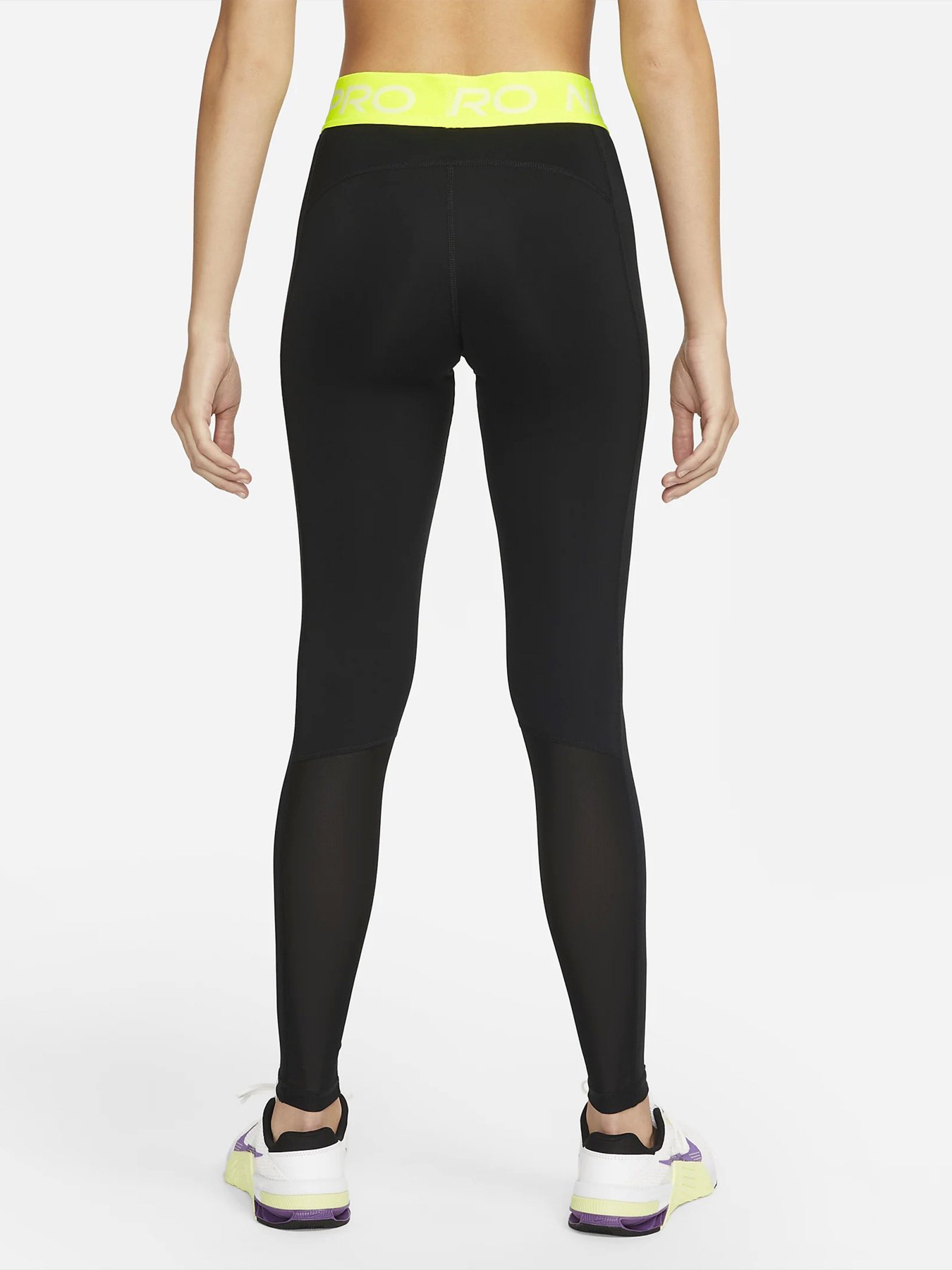 Леггинсы спортивные NIKE Nike Pro Mid-Rise модель CZ9779-013 Фото