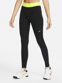 Спортивные леггинсы NIKE NIKE PRO MID-RISE модель CZ9779-013 Фото