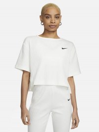 Білий - Футболка NIKE Ribbed Jersey