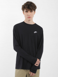 Чорний - Лонгслів NIKE Sportswear Club