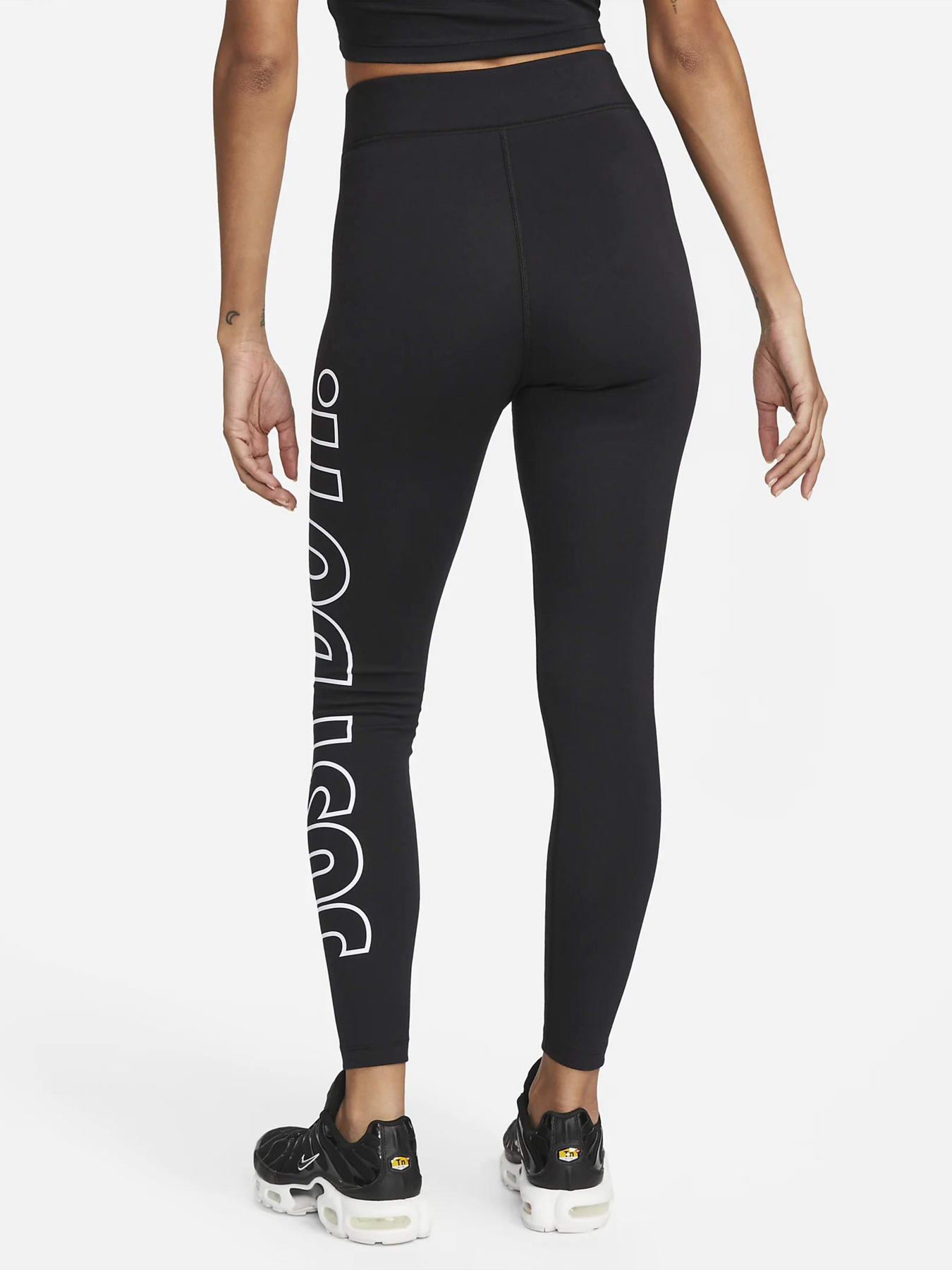 Леггинсы спортивные NIKE Sportswear Classics Graphic High-Waisted модель DV7793-010 Фото