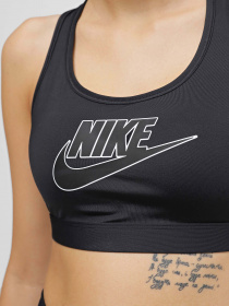 Топ спортивный NIKE Swoosh Medium-Support модель FB4080-010 Фото