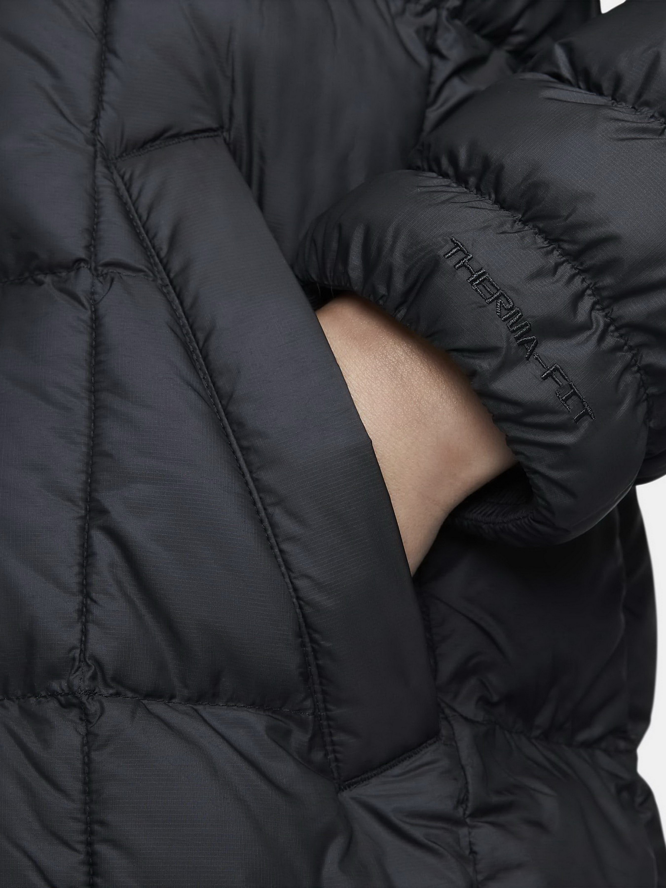 Парка NIKE Sportswear Swoosh Puffer PrimaLoft® модель FB7670-010 Фото