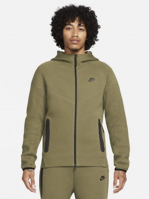 Спортивна кофта NIKE Sportswear Tech Fleece Windrunner модель FB7921-222 Фото