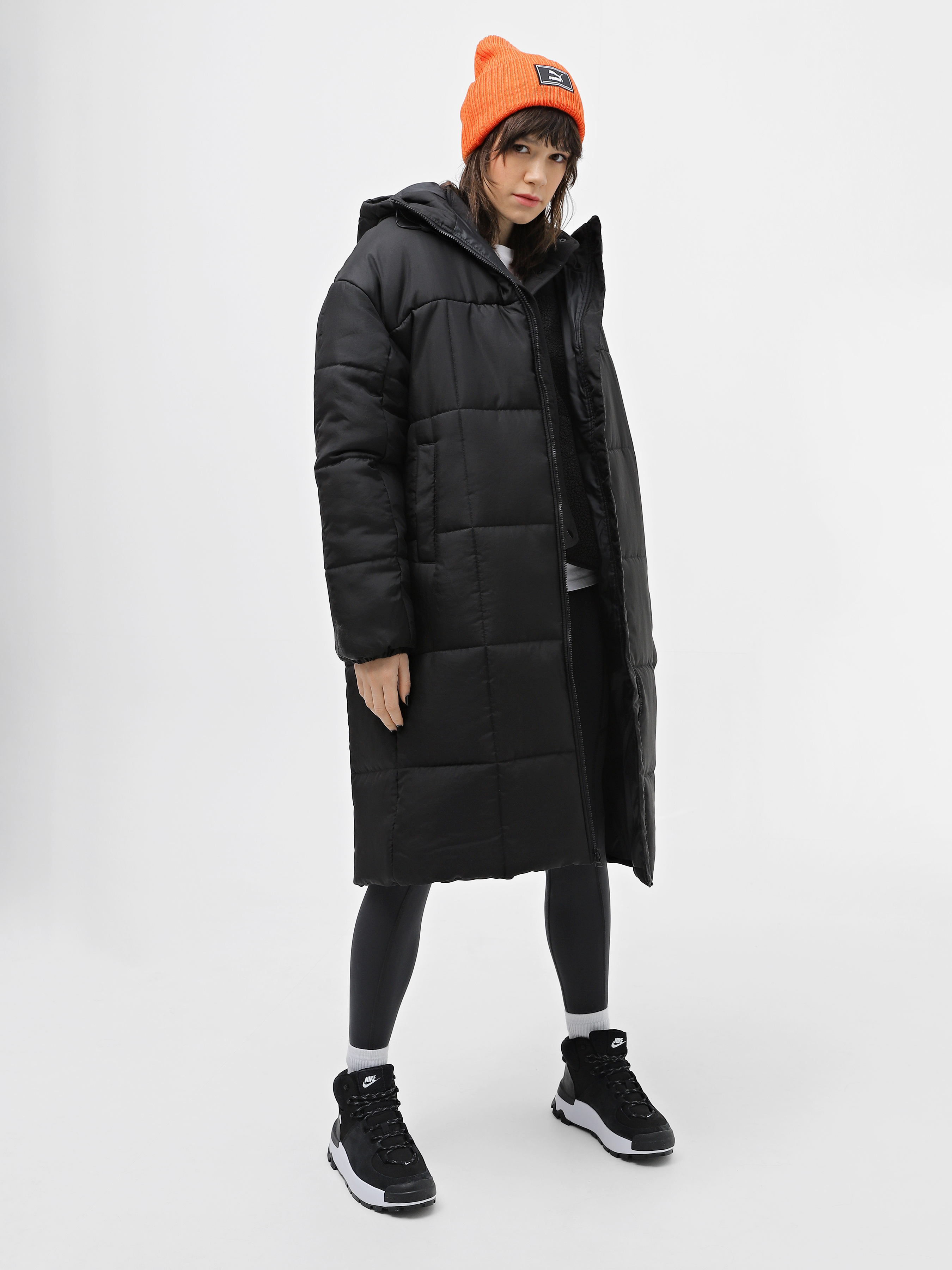 Жіноча Парка NIKE Sportswear Classic Puffer (6T1815) колір чорний, матеріал поліестер NIKE - купити в Україні