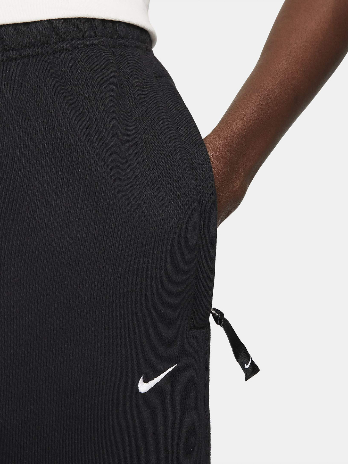 Штаны спортивные NIKE Solo Swoosh Fleece модель DX1364-010 Фото