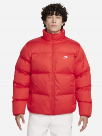 Червоний - Зимова куртка NIKE Sportswear Club Puffer