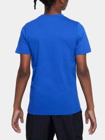 Футболка NIKE SPORTSWEAR CLUB FUTURA модель AR5254-480 Футболка NIKE SPORTSWEAR CLUB FUTURA модель AR5254-480 Фото