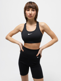 Чорний - Топ спортивний NIKE Swsh Med Spt Bra