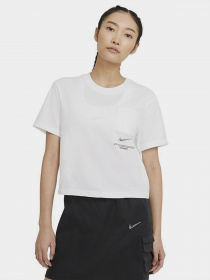 Футболки і поло NIKE Sportswear Swoosh модель CZ8911-100 Фото